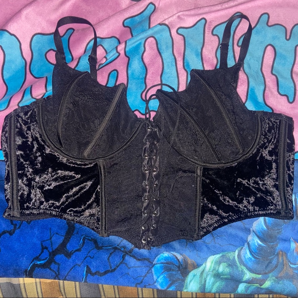 Killstar Fang Lace Bustier